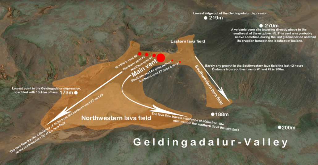 Annotated eruption map Source: Volcano Cafe - https://www.volcanocafe.org/reykjanes-the-second-day/