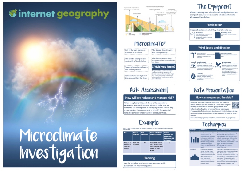 Microclimate Investigation Booklet