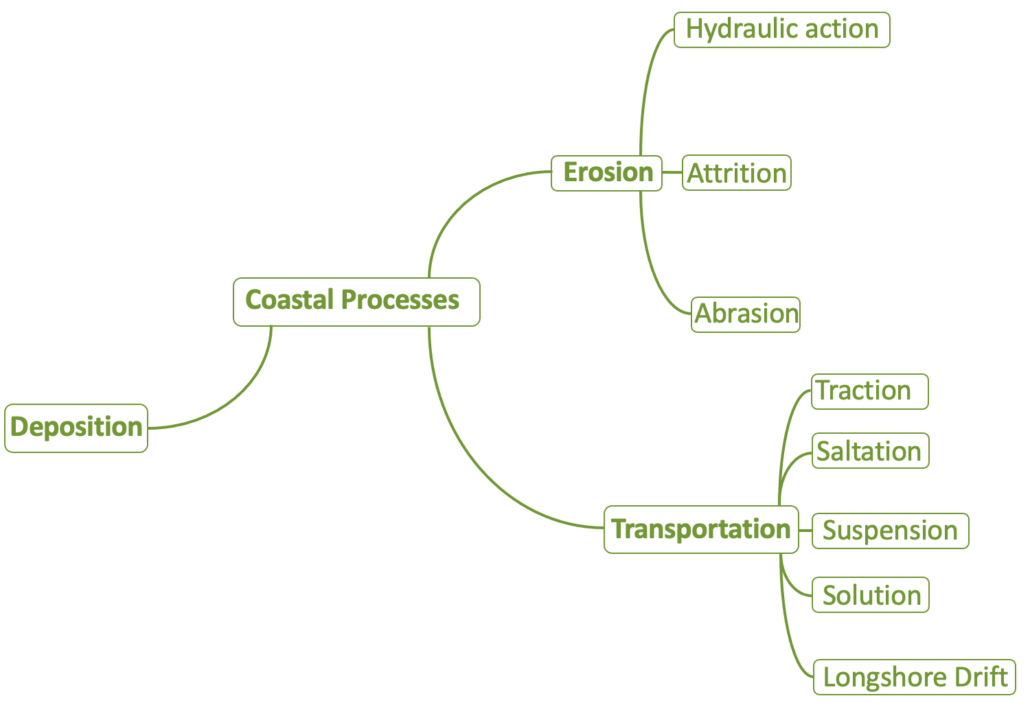 Key concepts on a concept map