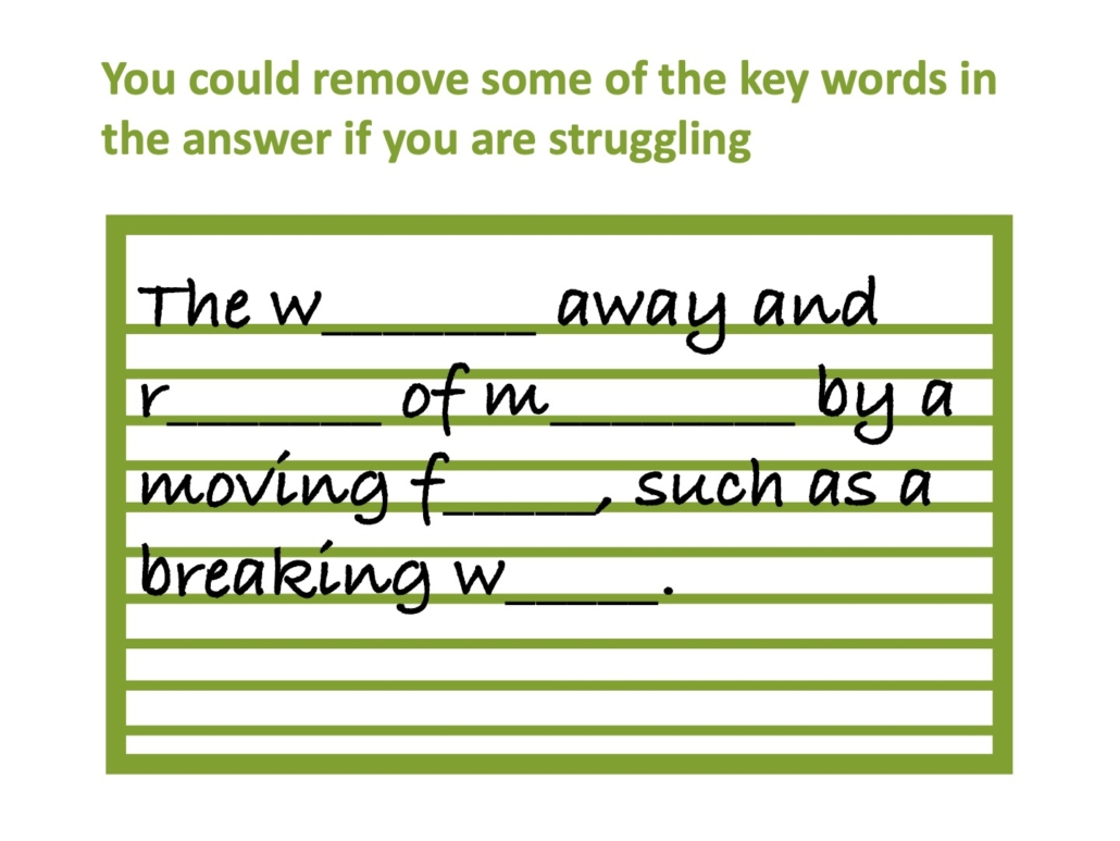 Gap fill to support retrieval