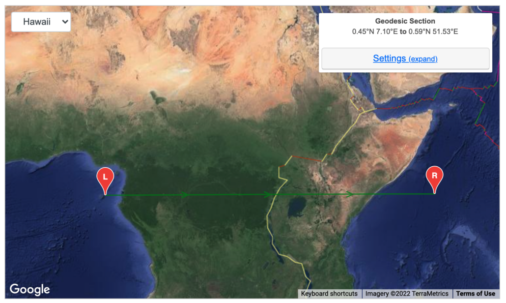 Rift valley transect