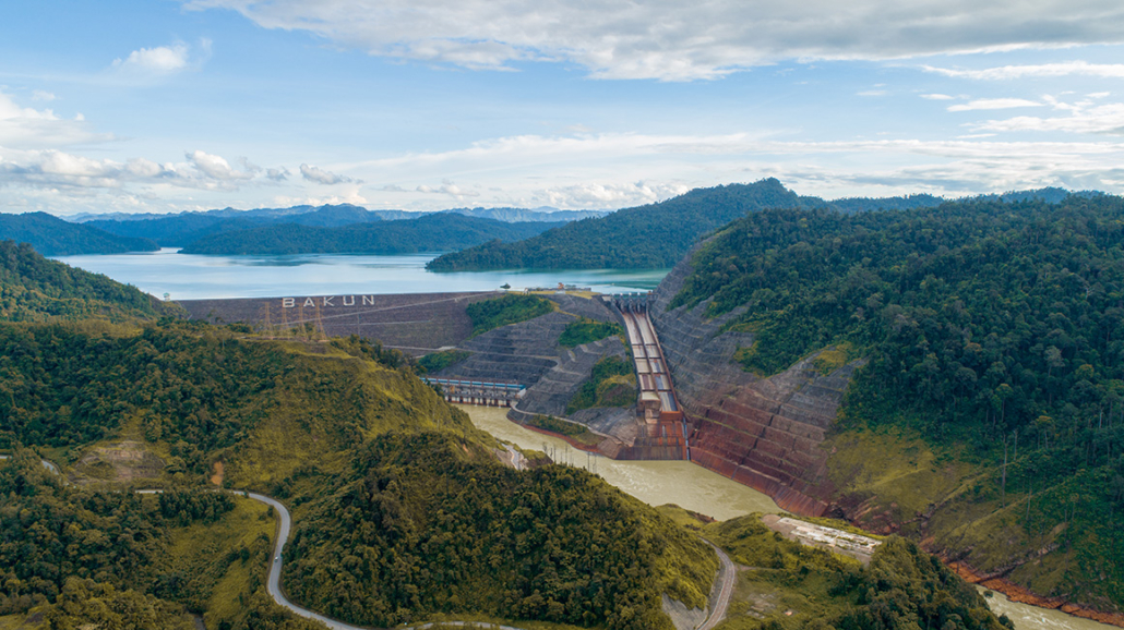 Bakun Hydroelectric Power Plant in Sarawak Malaysia