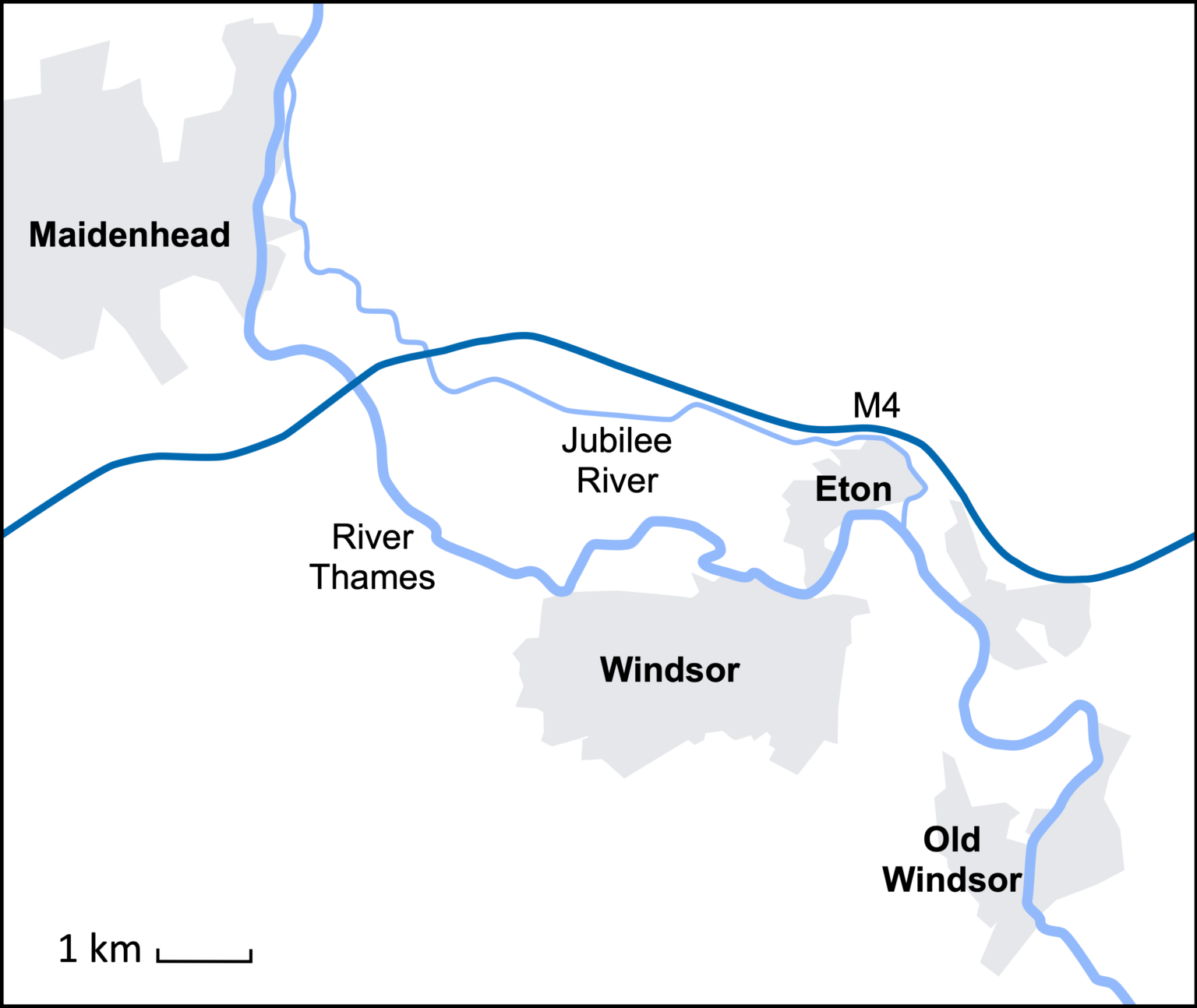 Jubilee River Flood Relief Channel Geography