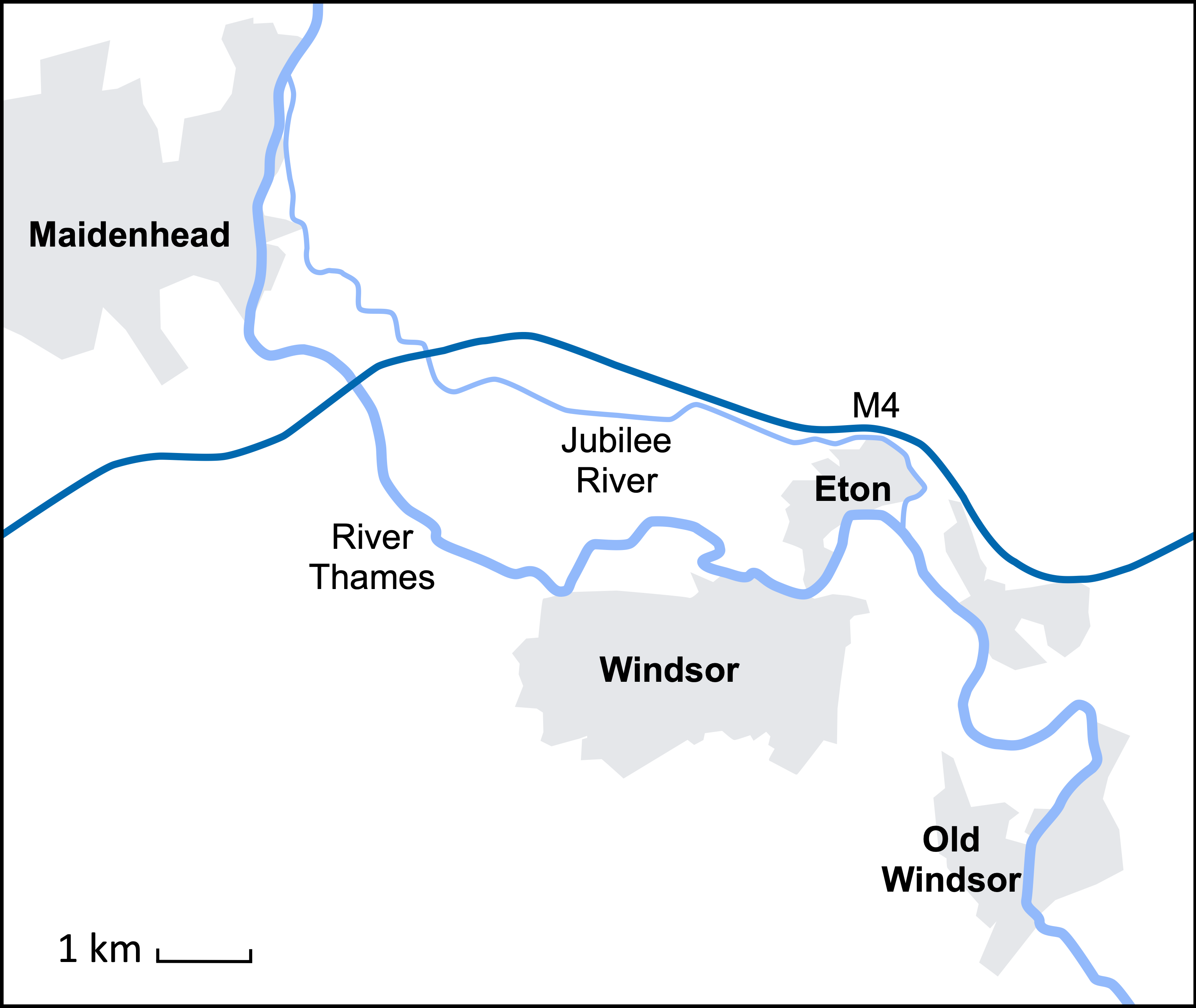 Jubilee River Flood Relief Channel Geography