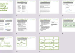 Strategies for teaching geographical vocabulary