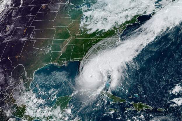 Satellite image of Hurricane Ian