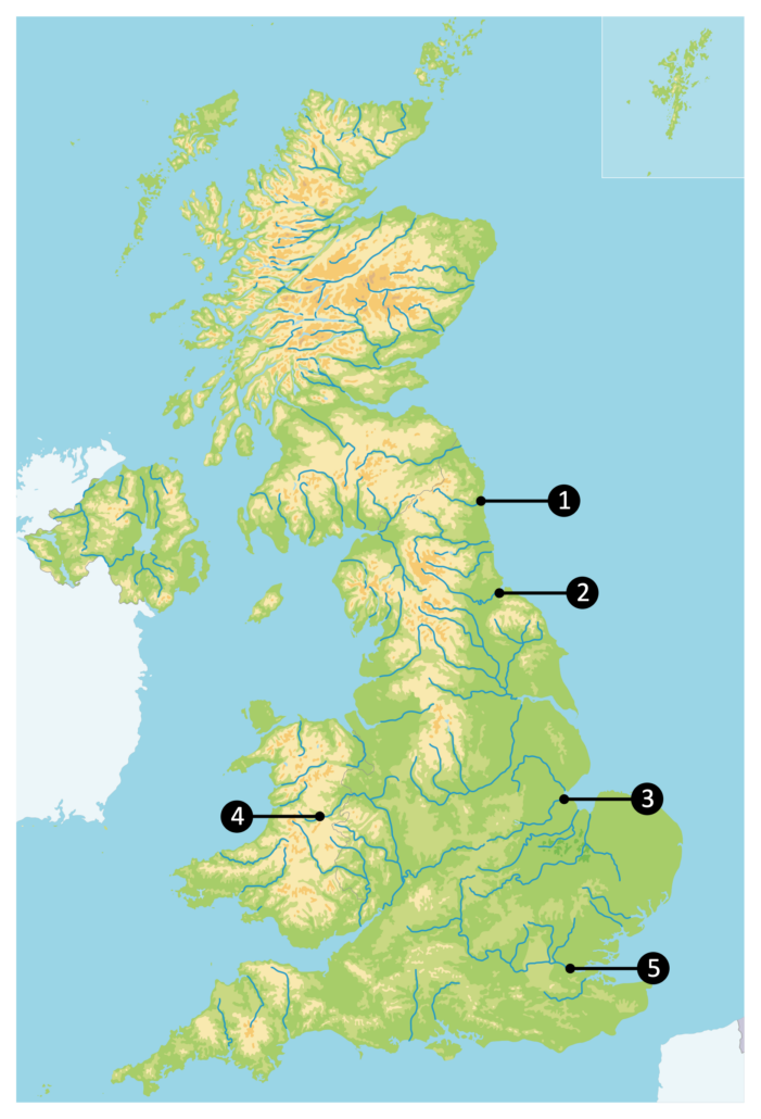 Landforms Of The River Tees Quiz Internet Geography