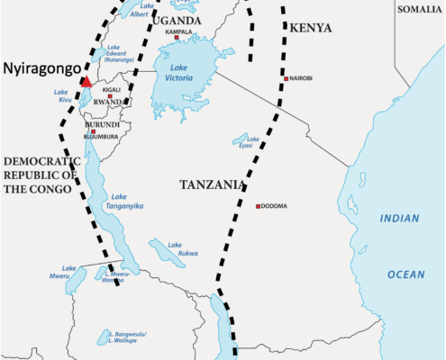 Nyiragongo Map