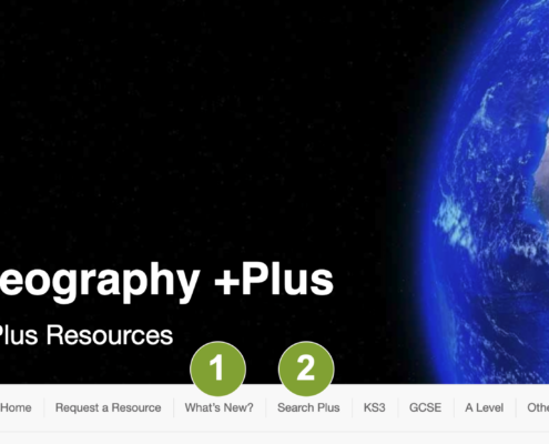 Finding resources on Internet Geography Plus