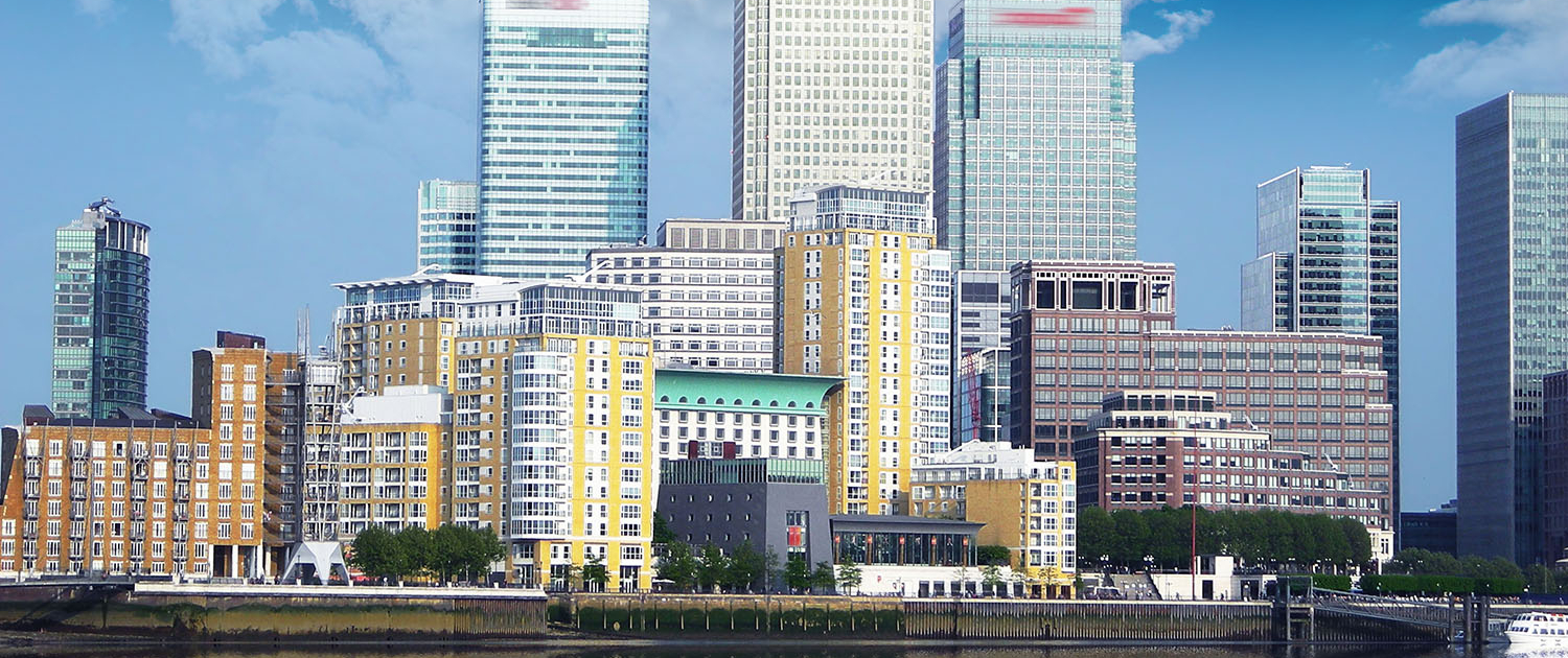 Canary Warf in London's Docklands