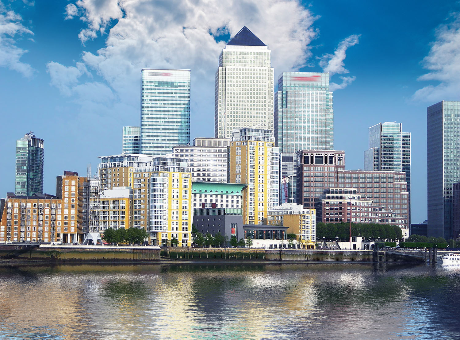 Canary Warf in London's Docklands