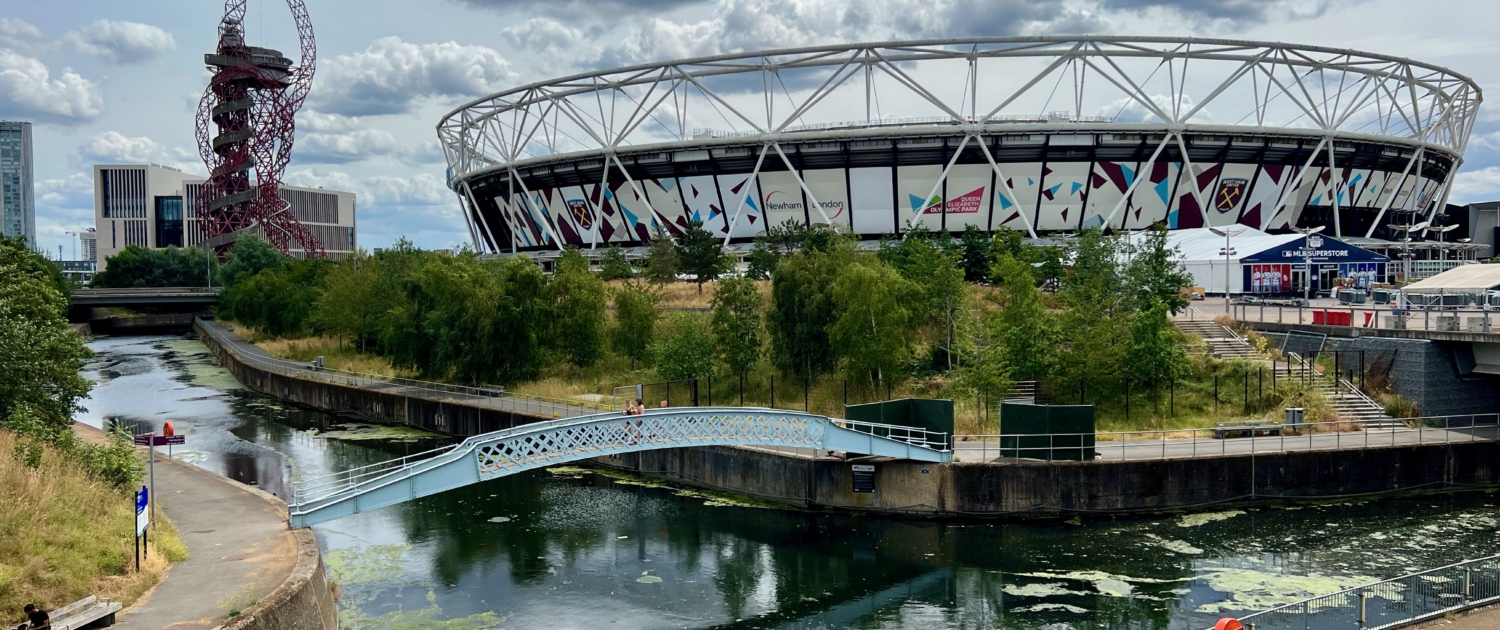 The ArcelorMittal Orbit and London Stadium