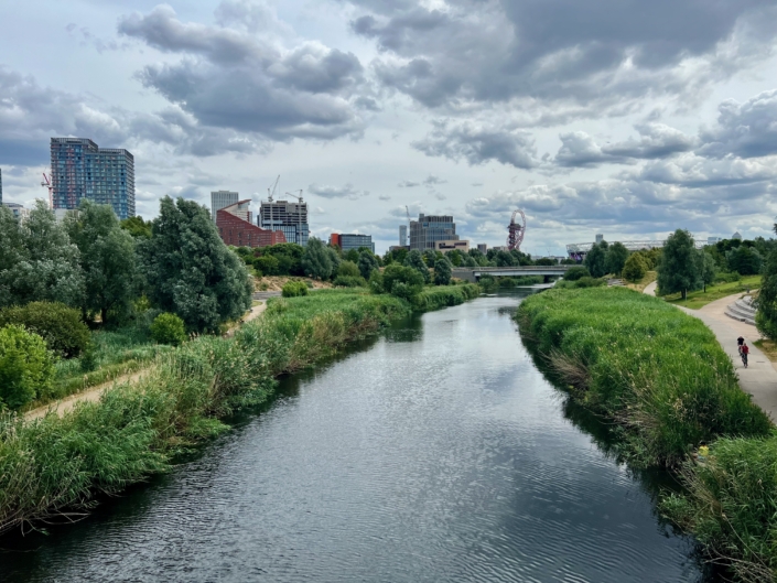 View towards East Bank from Knights Bridge