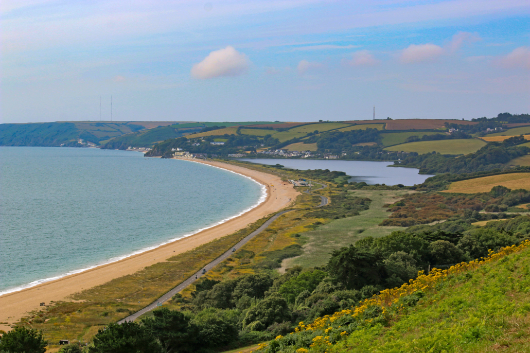 Slapton Sands beach in Devon