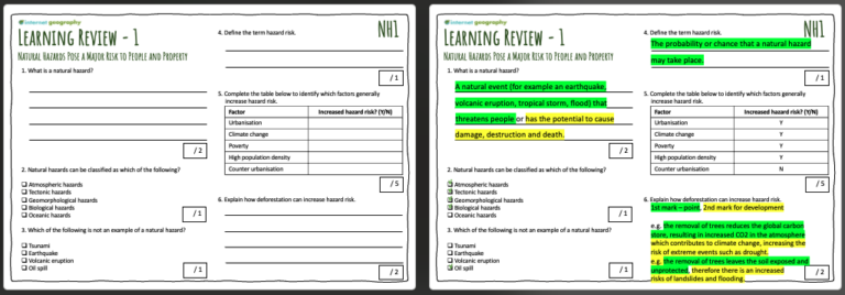 Review Learning Questions Learning Review - Knowledge and Understanding Tracking and Intervention ...