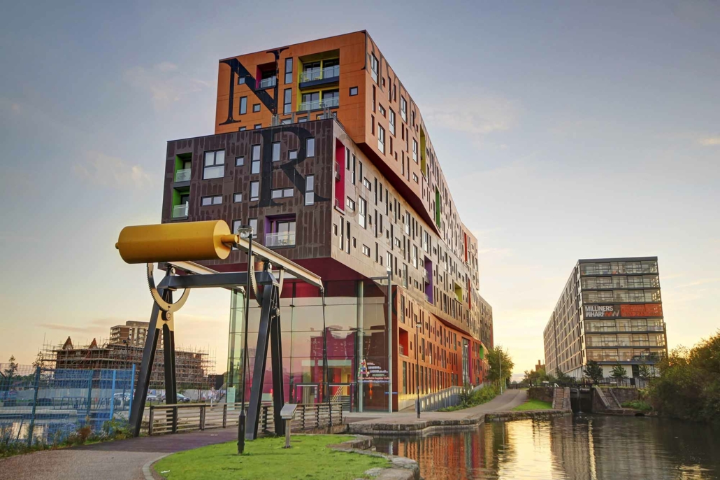 Residential buildings in New Islington