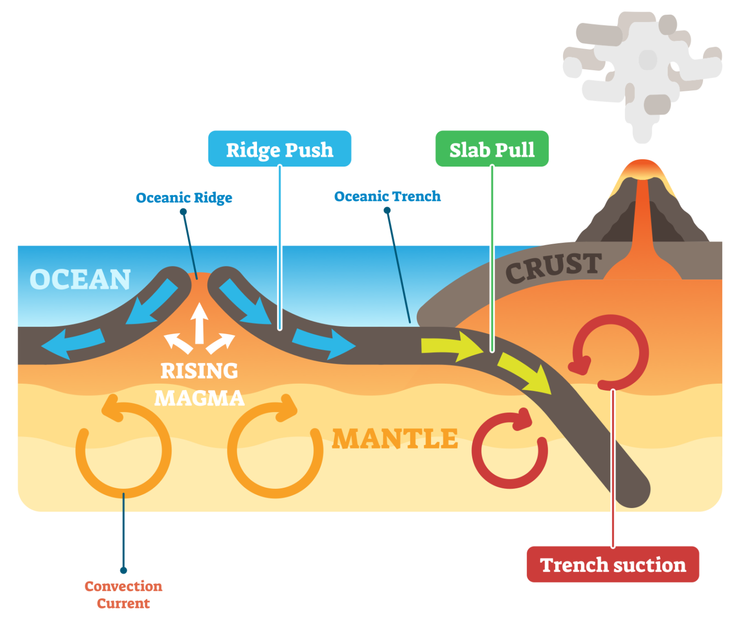 Why do tectonic plates move? Geography