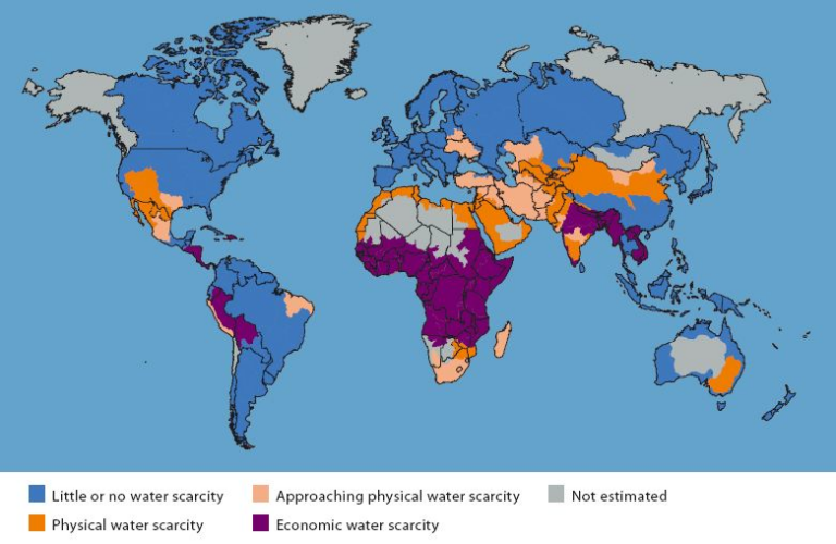 Global patterns of water surplus and deficit internet geography