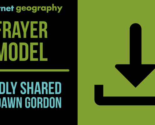 Click to download the Frayer Model shared by Dawn Gordon