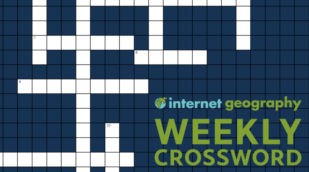 Internet Geography Weekly Crossword