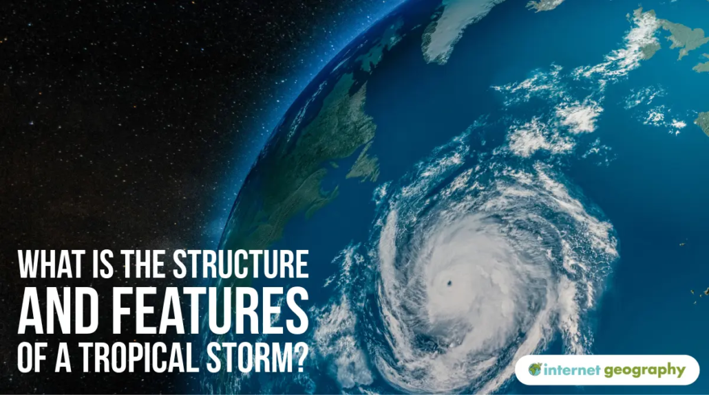 What is the structure of a tropical storm?