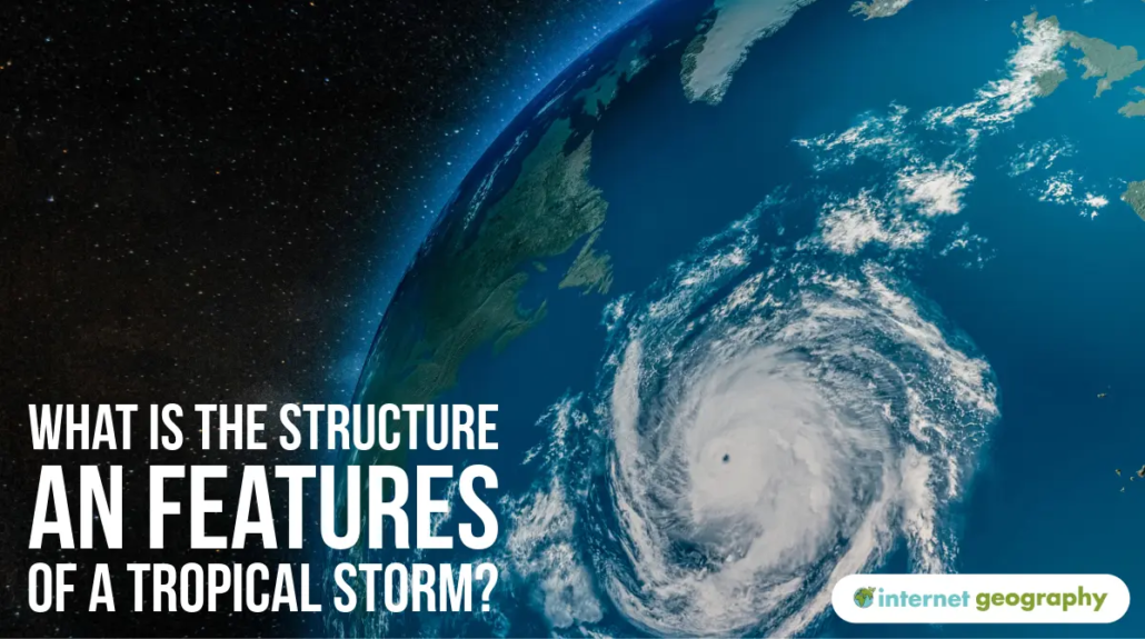 What is the structure of a tropical storm?