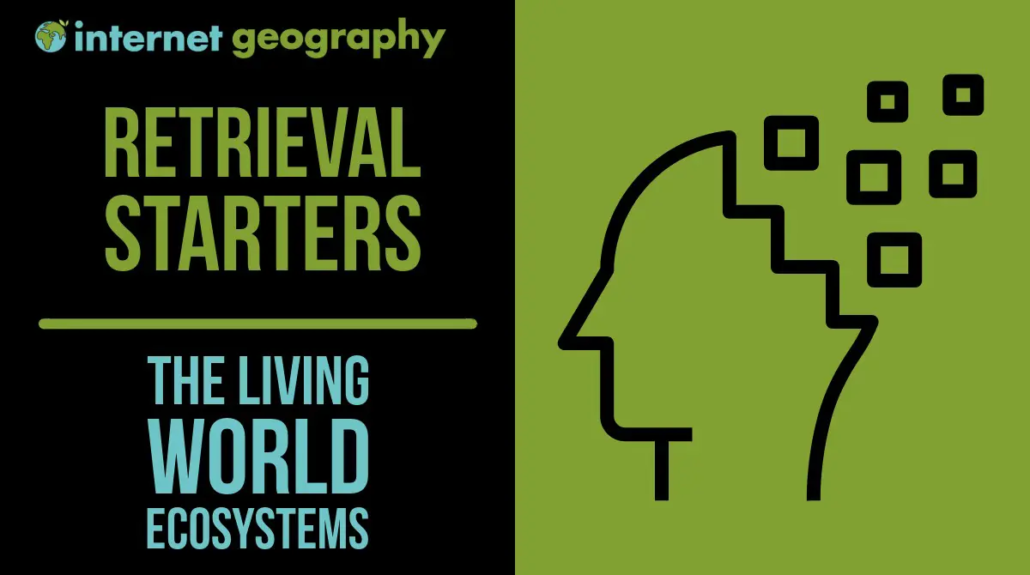 Retrieval Starters - AQA The Living World Ecosystems