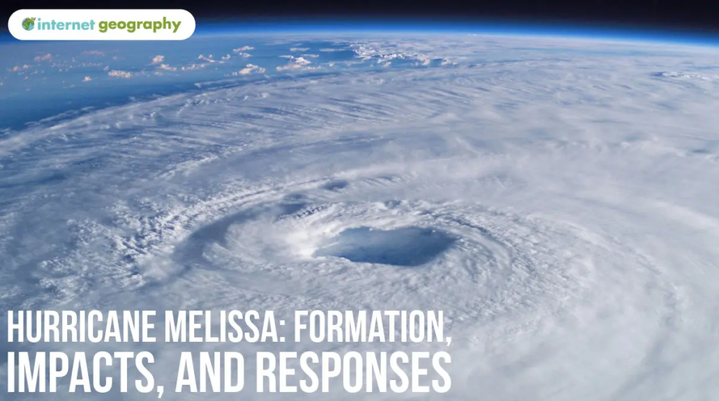 Satellite image of Hurricane Melissa