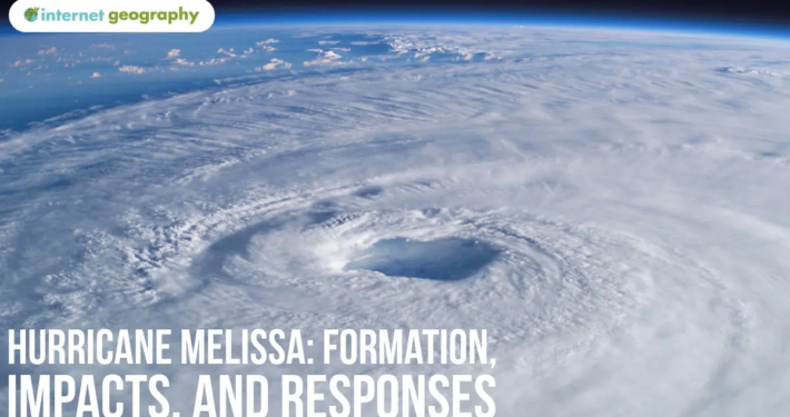 Satellite image of Hurricane Melissa