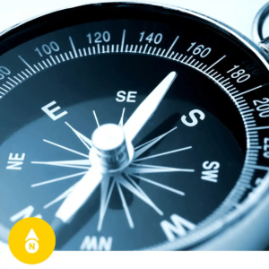 An image of a compass