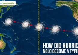 How did Hurricane Nolo become a typhoon?