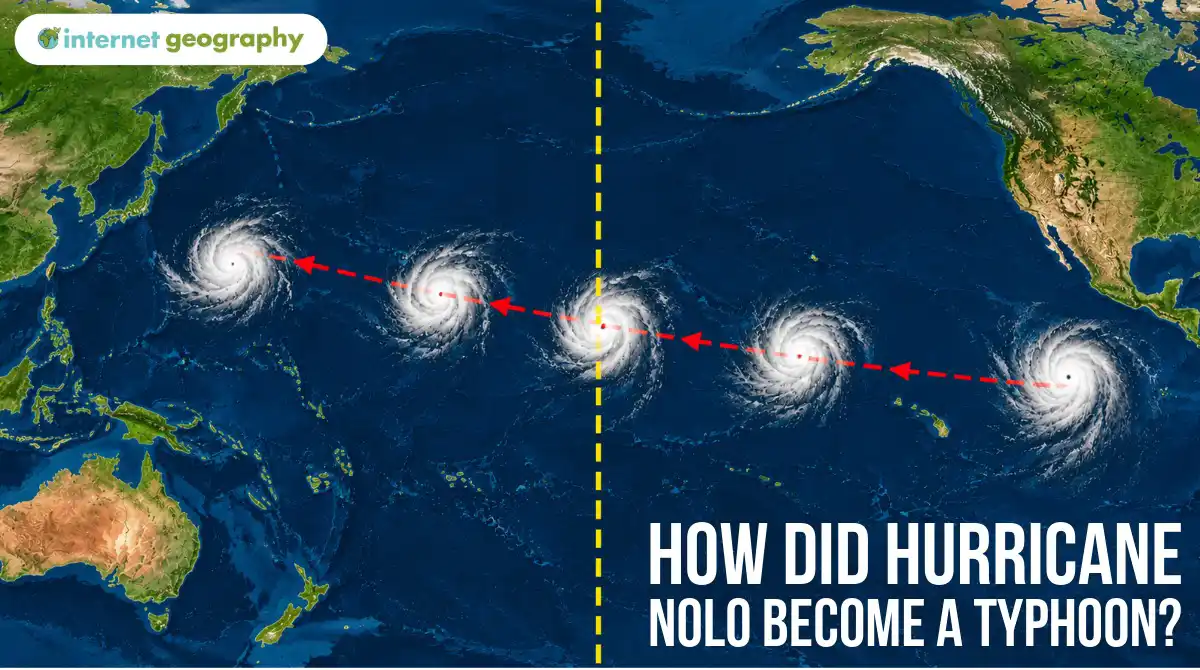 How did Hurricane Nolo become a typhoon? How did Hurricane Nolo become a typhoon?